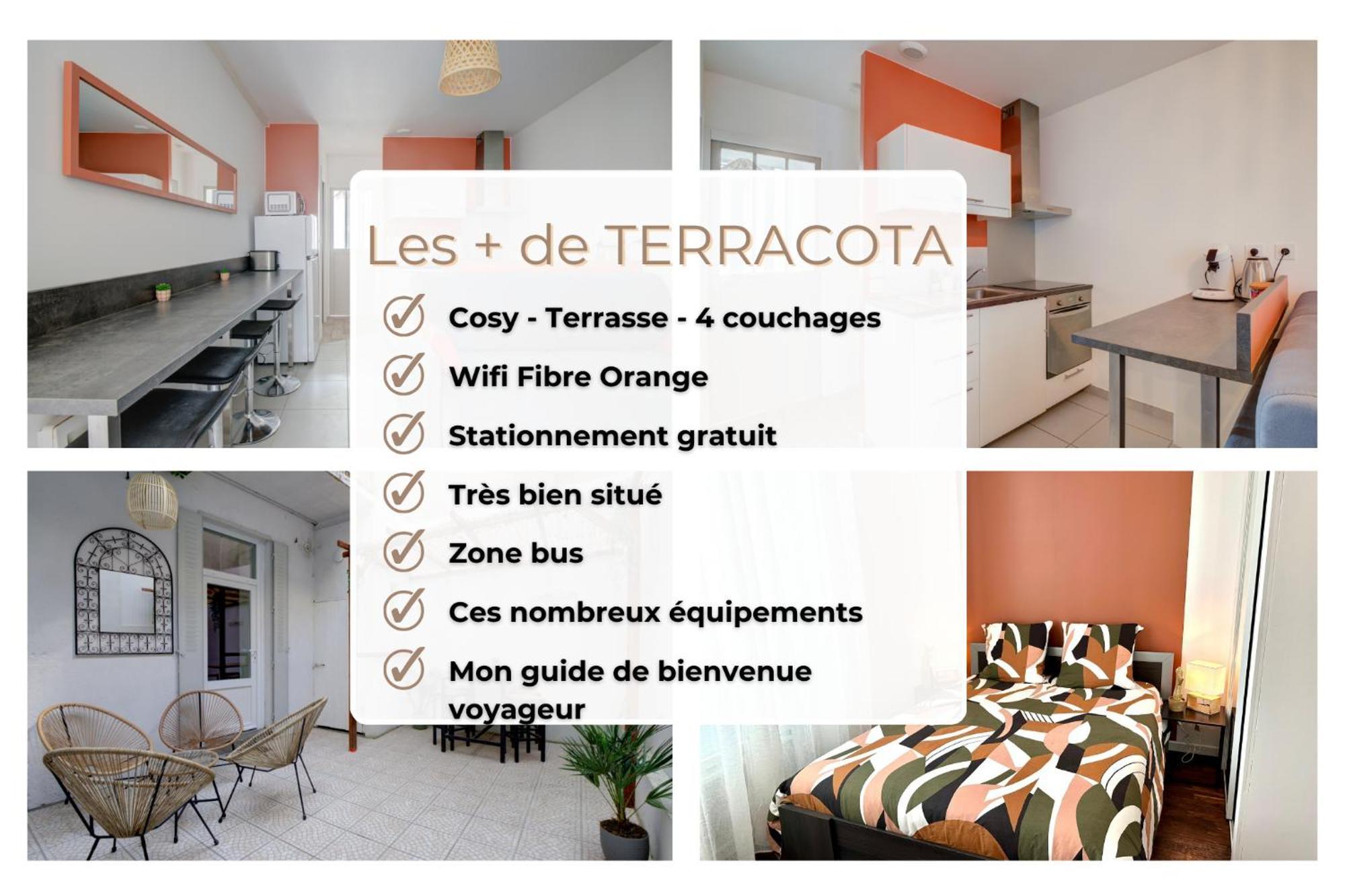 “Le Terracotta” Terrasse -Centre Ville- Cosy Bourg-en-Bresse Dış mekan fotoğraf